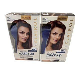 2 Boxes Clairol Root Touch-up 3.5R Darkest Auburn Shades Permanent Hair Color